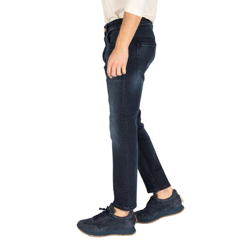 Don The Fuller Jeans Jeans Uomo in cotone stretch lavato Jeans scuro - Francavilla Moda