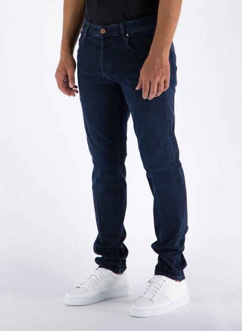 Jeans Uomo MILANO NIB 5 tasche Denim scuro DON THE FULLER- Francavilla Moda