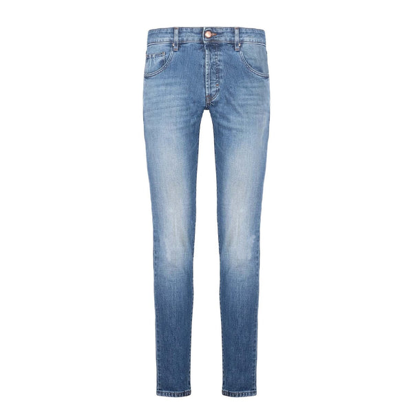 Jeans Uomo skinny cinque tasche Jeans scuro DON THE FULLER- Francavilla Moda