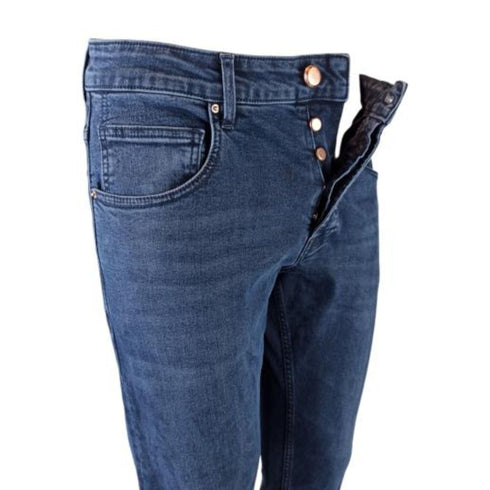 Jeans Uomo YAREN cinque tasche slim Jeans scuro DON THE FULLER- Francavilla Moda