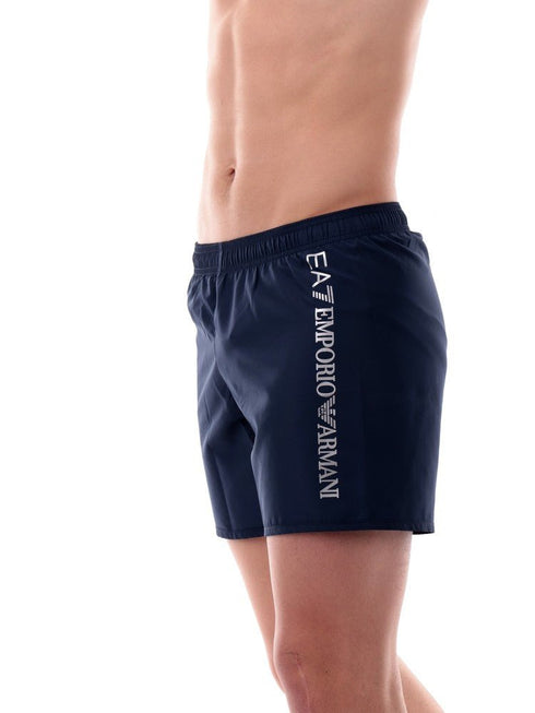 Costume Uomo pantaloncino con logo Rosso EA7 EMPORIO ARMANI- Francavilla Moda