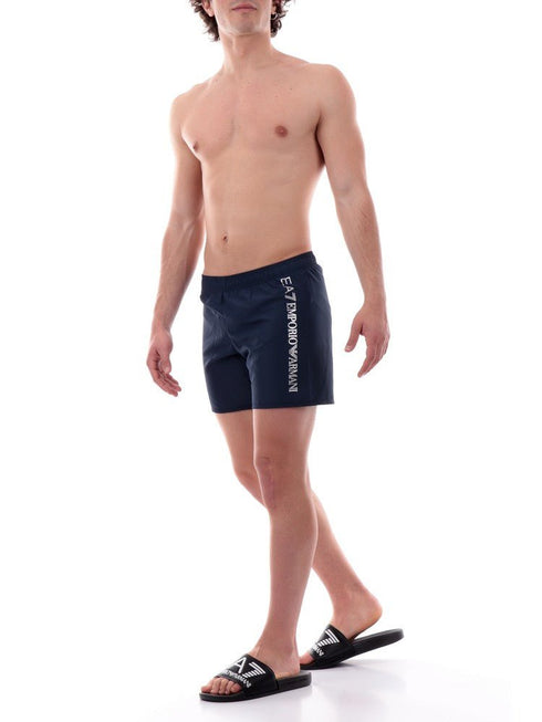 Costume Uomo pantaloncino con logo Rosso EA7 EMPORIO ARMANI- Francavilla Moda