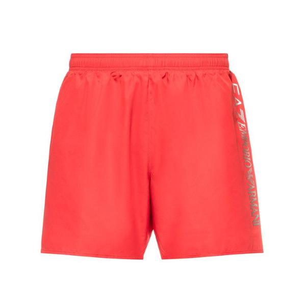 Costume Uomo pantaloncino con logo Rosso EA7 EMPORIO ARMANI- Francavilla Moda