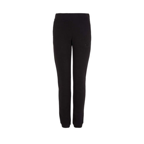 Pantalone Donna con elastico in vita Nero EA7 Emporio Armani- Francavilla Moda