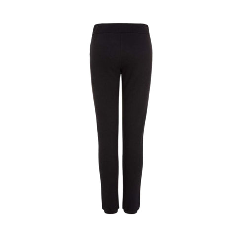 Pantalone Donna con elastico in vita Nero EA7 Emporio Armani- Francavilla Moda