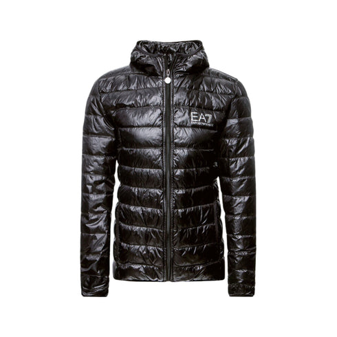 Piumino Uomo con polsini elastici Nero EA7 Emporio Armani- Francavilla Moda