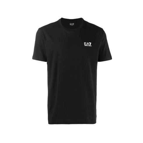 EA7 Emporio Armani T-shirt mm T-shirt Uomo classica con logo Nero - Francavilla Moda