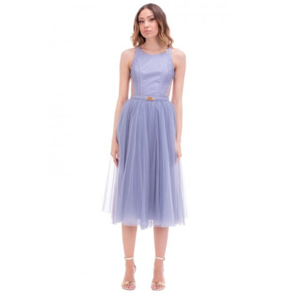 Abito Donna in tulle con cintura Ortensia ELISABETTA FRANCHI- Francavilla Moda