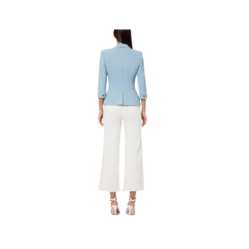 Blazer Donna doppiopetto Carta da zucchero ELISABETTA FRANCHI- Francavilla Moda