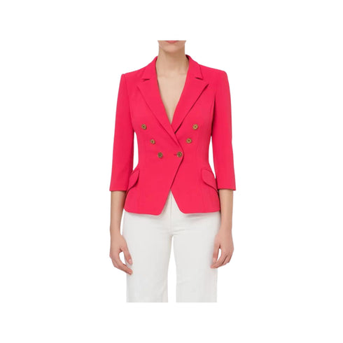 Blazer Donna doppiopetto Fucsia ELISABETTA FRANCHI- Francavilla Moda