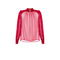 Blusa in crepe colletto alto e logo incastonato Red velvet ELISABETTA FRANCHI- Francavilla Moda