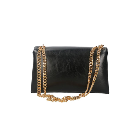 Borsa Donna a tracolla Puffy media Nero Elisabetta Franchi- Francavilla Moda