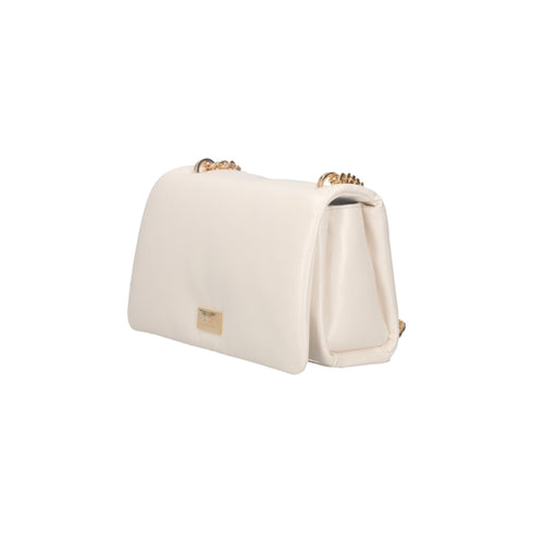 Borsa Donna a tracolla Puffy media Burro Elisabetta Franchi- Francavilla Moda