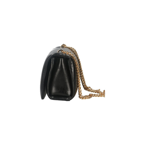 Borsa Donna a tracolla Puffy media Nero Elisabetta Franchi- Francavilla Moda