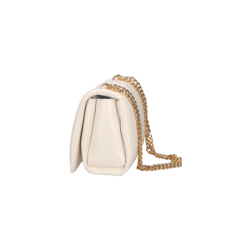 Borsa Donna a tracolla Puffy media Burro Elisabetta Franchi- Francavilla Moda