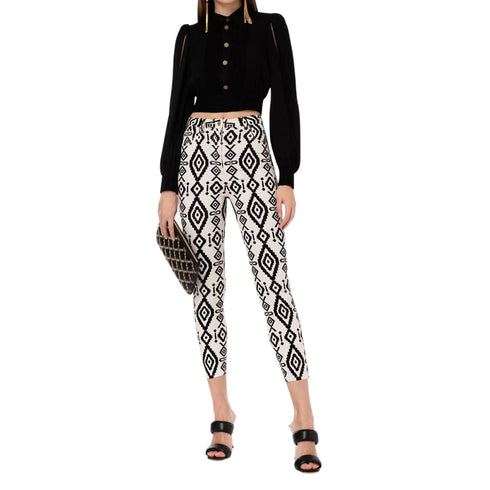 Camicia Donna con fiocco Nero Elisabetta Franchi- Francavilla Moda