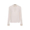 Elisabetta Franchi Camicia elegante Camicia Donna con scollo a V Burro - Francavilla Moda