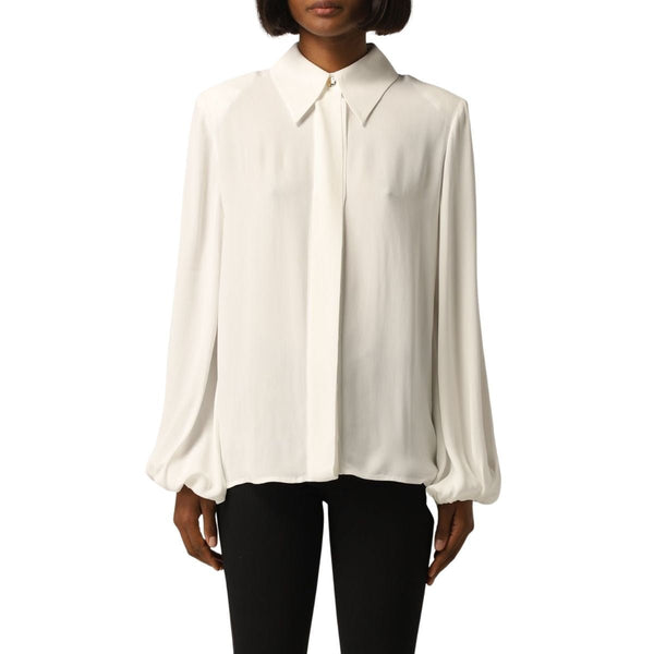Camicia Donna maniche ampie Avorio ELISABETTA FRANCHI- Francavilla Moda
