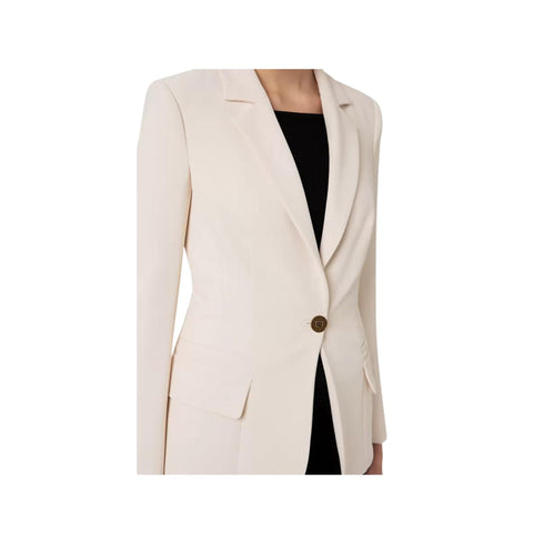 Giacca Blazer Donna monopetto Burro ELISABETTA FRANCHI- Francavilla Moda