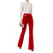 Pantalone da Donna con Patte in Velluto Red velvet ELISABETTA FRANCHI- Francavilla Moda