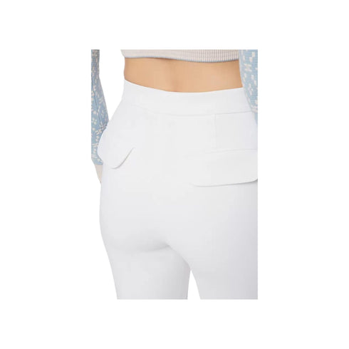 Pantalone Donna linea dritta Avorio ELISABETTA FRANCHI- Francavilla Moda