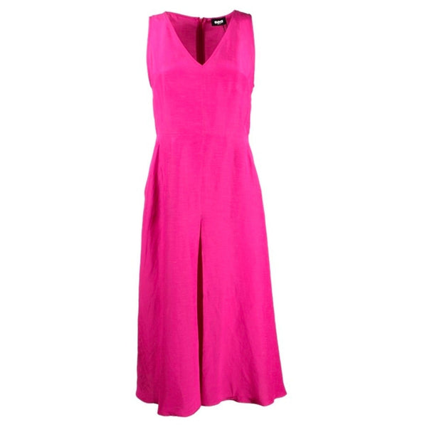 Abito Donna con scollo a V Fucsia EMME MARELLA- Francavilla Moda