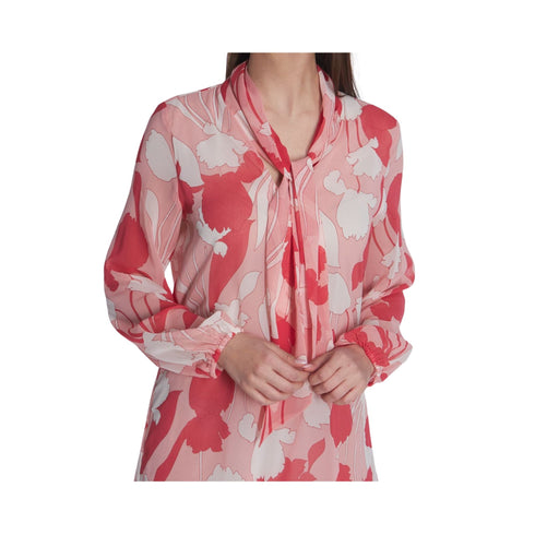 Abito Donna in gorgette da sera Corallo EMME MARELLA- Francavilla Moda