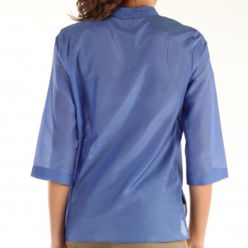 Blusa Donna con bottoncini Cobalto EMME MARELLA- Francavilla Moda
