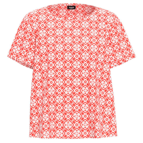 Blusa donna in mussola di cotone Arancio EMME MARELLA- Francavilla Moda