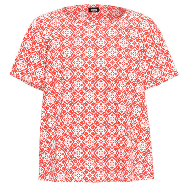 Blusa donna in mussola di cotone Arancio EMME MARELLA- Francavilla Moda