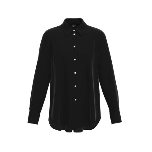 Camicia Donna comoda asimmetrica Nero Emme Marella- Francavilla Moda