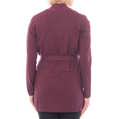 Cardigan con cintura in vita e maniche lunghe Chianti EMME MARELLA- Francavilla Moda