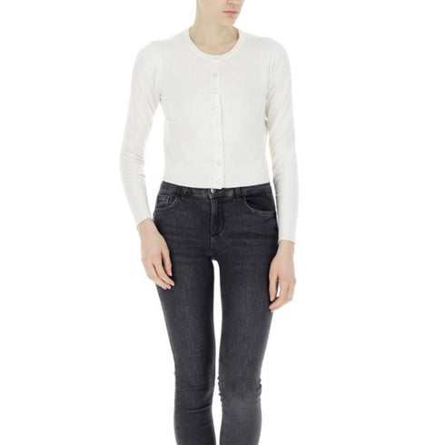 Cardigan Donna RINATO in viscosa a girocollo Bianco EMME MARELLA- Francavilla Moda