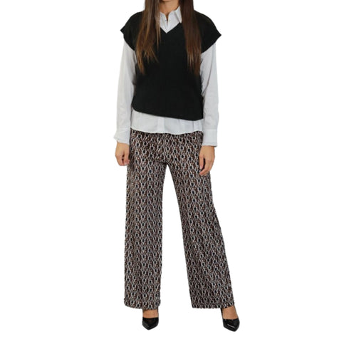 Gilet Donna a costa inglese Nero Emme Marella- Francavilla Moda