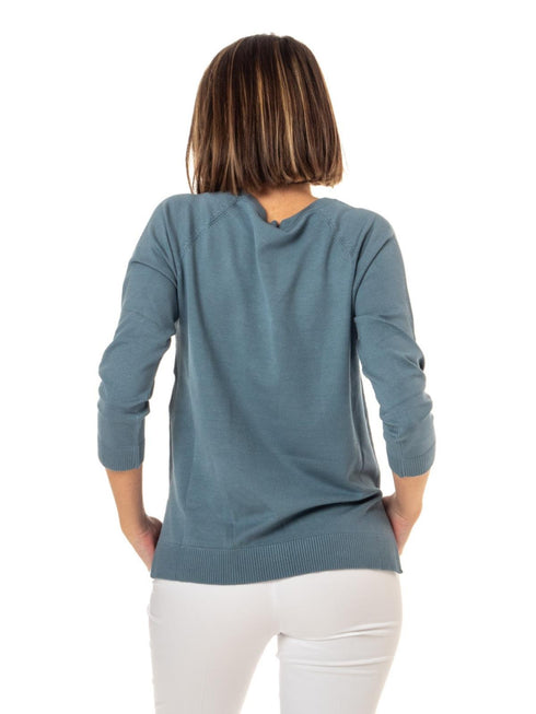 Girocollo Donna con spacchi laterali Avion EMME MARELLA- Francavilla Moda