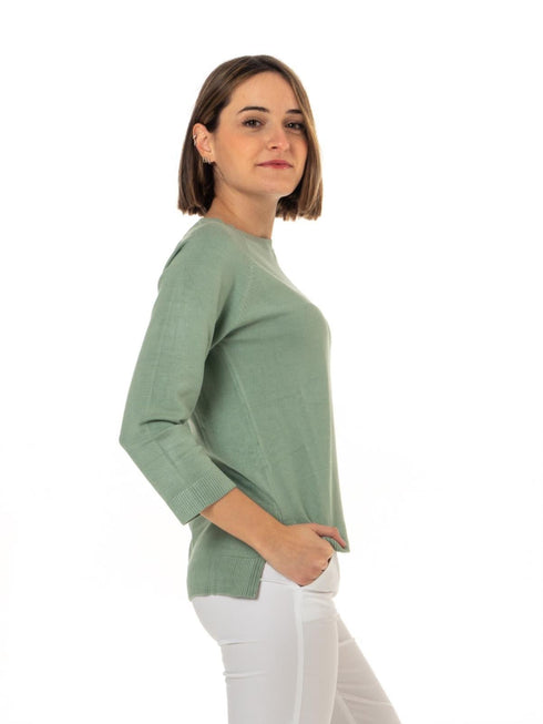 Girocollo Donna con spacchi laterali Avion EMME MARELLA- Francavilla Moda