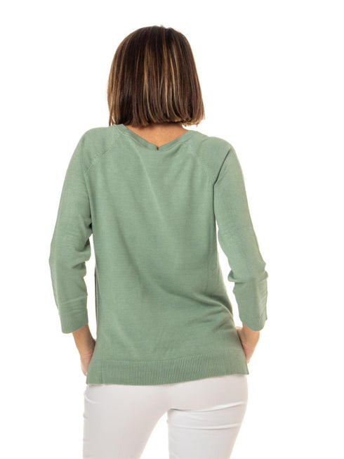 Girocollo Donna con spacchi laterali Avion EMME MARELLA- Francavilla Moda