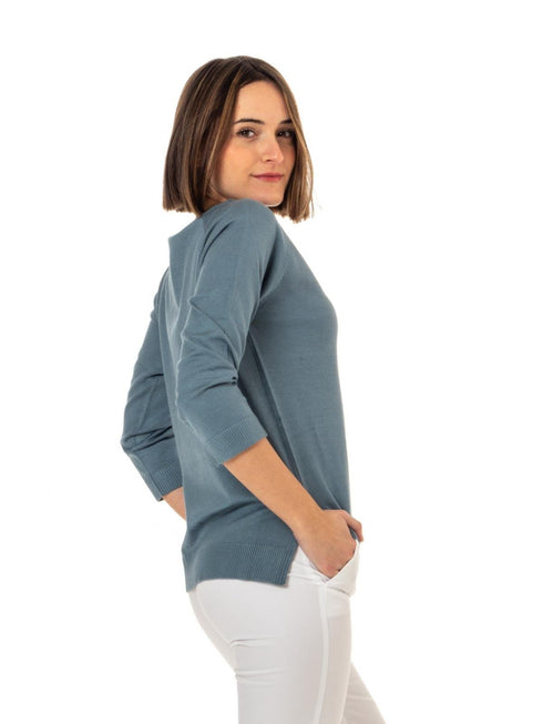 Girocollo Donna con spacchi laterali Avion EMME MARELLA- Francavilla Moda