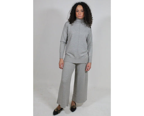 Lupetto Donna Accenni dal design oversize Grigio Emme Marella- Francavilla Moda