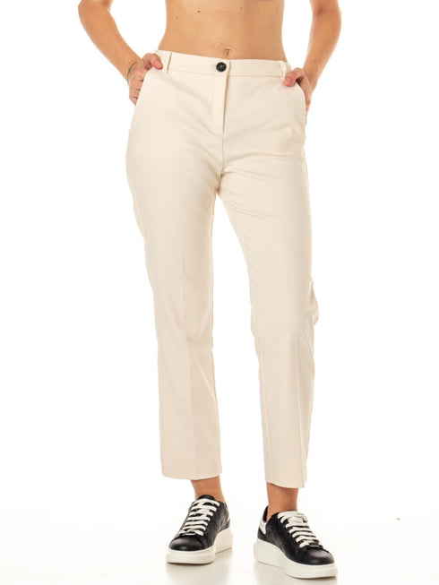 Pantalone Donna con tasca americana Panna Emme Marella- Francavilla Moda