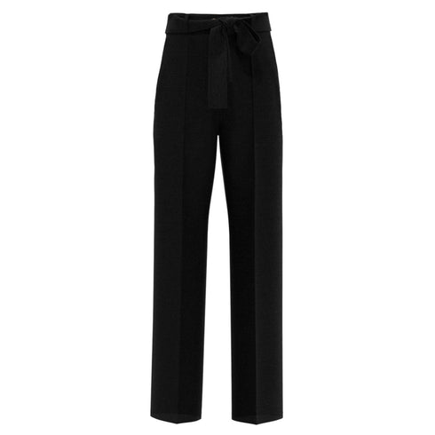 Pantaloni donna in misto lino Nero Emme Marella- Francavilla Moda