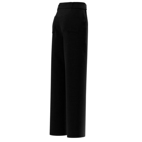 Pantaloni donna in misto lino Nero Emme Marella- Francavilla Moda