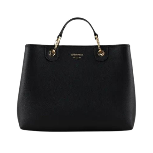 Borsa a mano MyEA Bag stampa cervo Nero EMPORIO ARMANI- Francavilla Moda