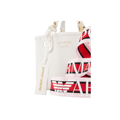 Emporio Armani Borsa a mano Borsa Donna mini modello MyEA Bianco cuoio - Francavilla Moda