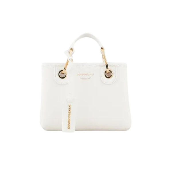 Emporio Armani Borsa a mano Borsa Donna mini modello MyEA Bianco cuoio - Francavilla Moda