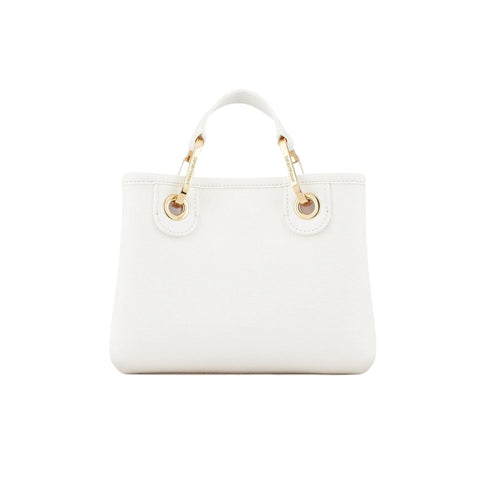 Emporio Armani Borsa a mano Borsa Donna mini modello MyEA Bianco cuoio - Francavilla Moda