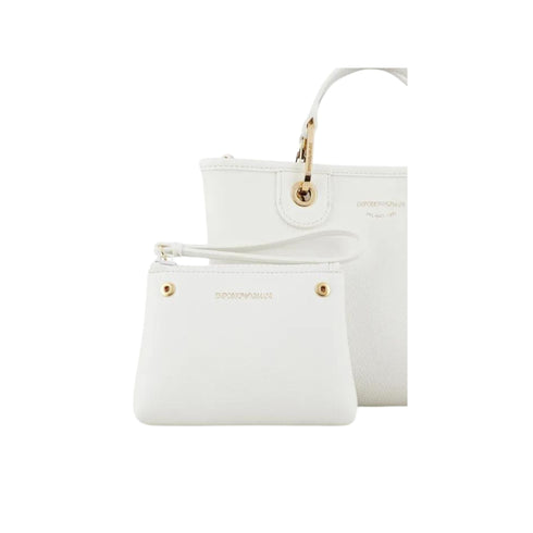 Emporio Armani Borsa a mano Borsa Donna shopper piccola modello MyEA Bianco cuoio P24-EMPORIO ARMANIY3D166YFO5B-85219-UNI - Francavilla Moda