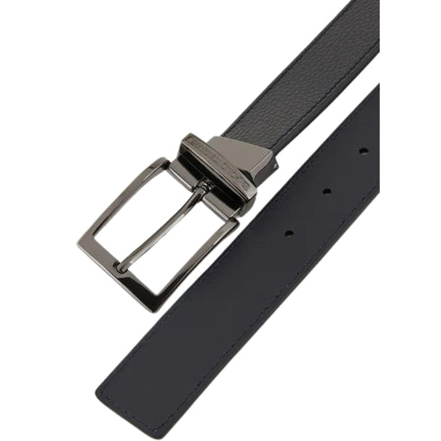 Emporio Armani Cintura Cintura Uomo reversibile in pelle palmellata Blu P24-EMPORIO ARMANIY4S195YLO8J-80742-UNI - Francavilla Moda