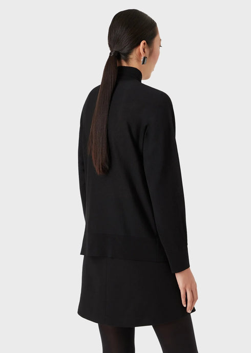 Dolcevita Donna 6K2MTL2M06Z maniche a sbuffo Nero EMPORIO ARMANI- Francavilla Moda