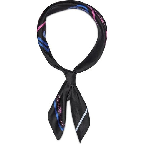 Foulard Donna in seta con firma brand Nero EMPORIO ARMANI- Francavilla Moda